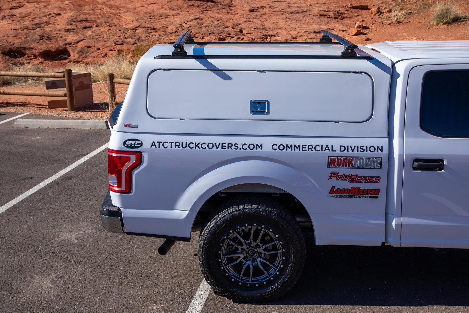 Ranch Fiberglass Workforce Truck Topper for Ford Maverick (Mid-Rise Height)