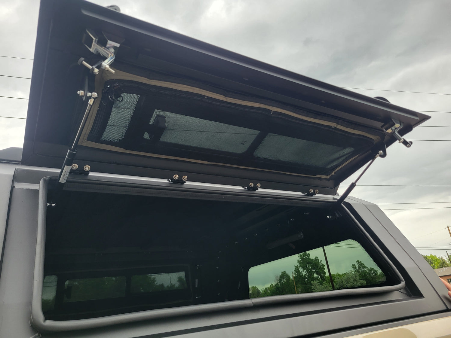 Bug Screen for WanderFox Toppers and Campers (Driver Side)