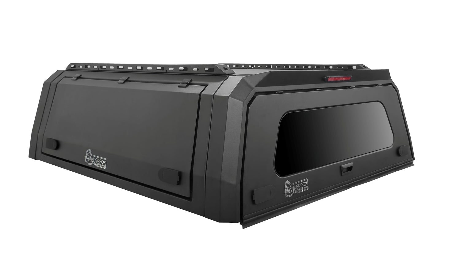 WanderFox Den Topper, Toyota Tacoma, 1995-2004, 6 ft Bed, Clear Front Glass w/Slider, Flat Panel Sides, Tinted Rear Window (52-204)