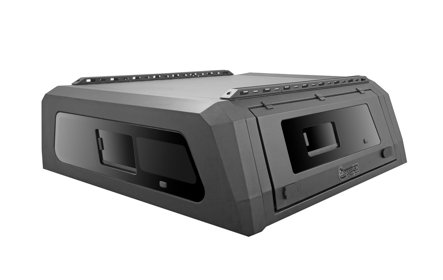 WanderFox Den Topper, Toyota Tacoma, 1995-2004, 6 ft Bed, Clear Front Glass w/Slider, Sliding Tinted Side Windows, Tinted Rear Window (52-198)