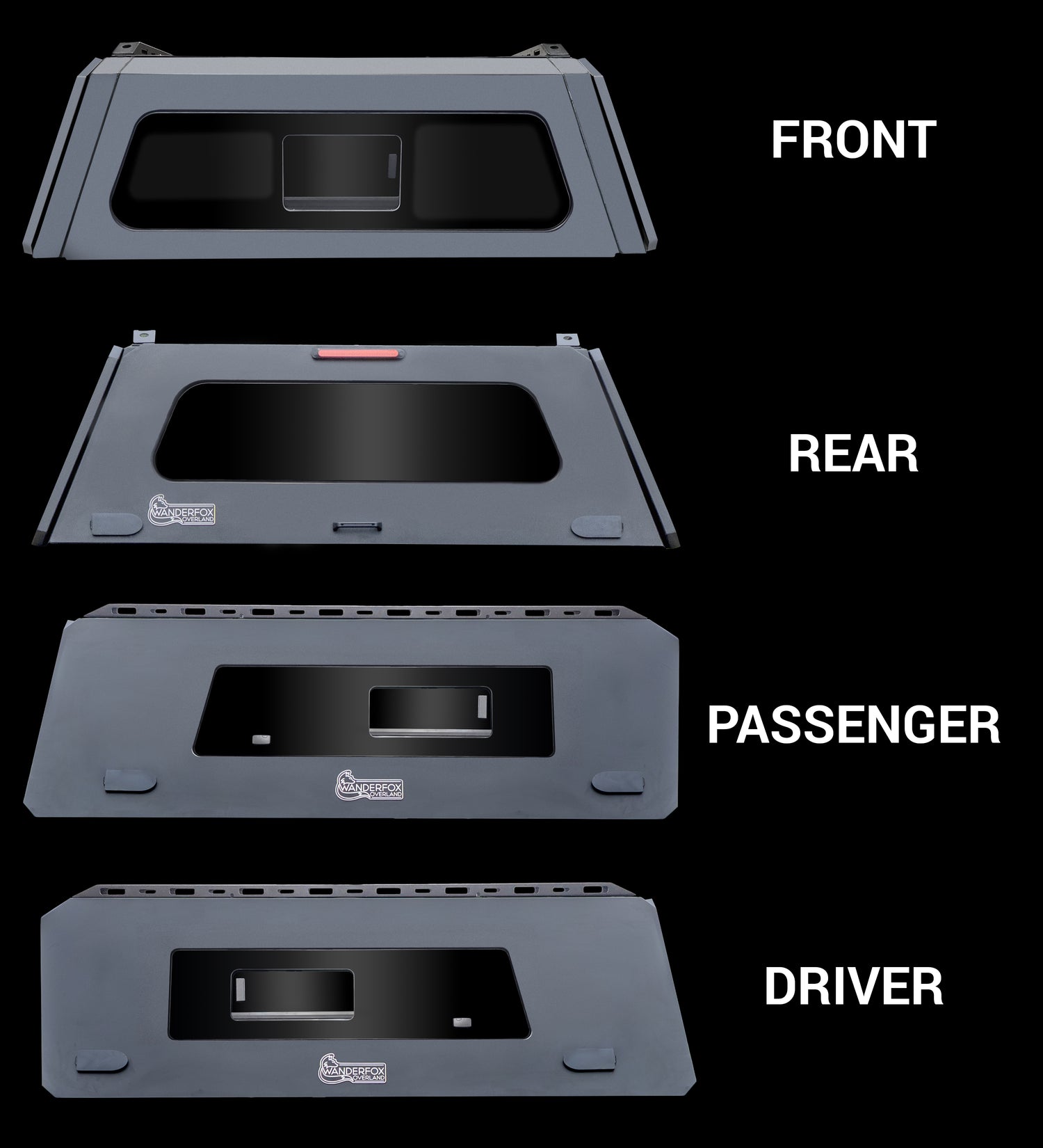 WanderFox Super Den Truck Topper Models, Chevy/GMC Silverado/Sierra, 2007-2013, 5.8 ft Bed
