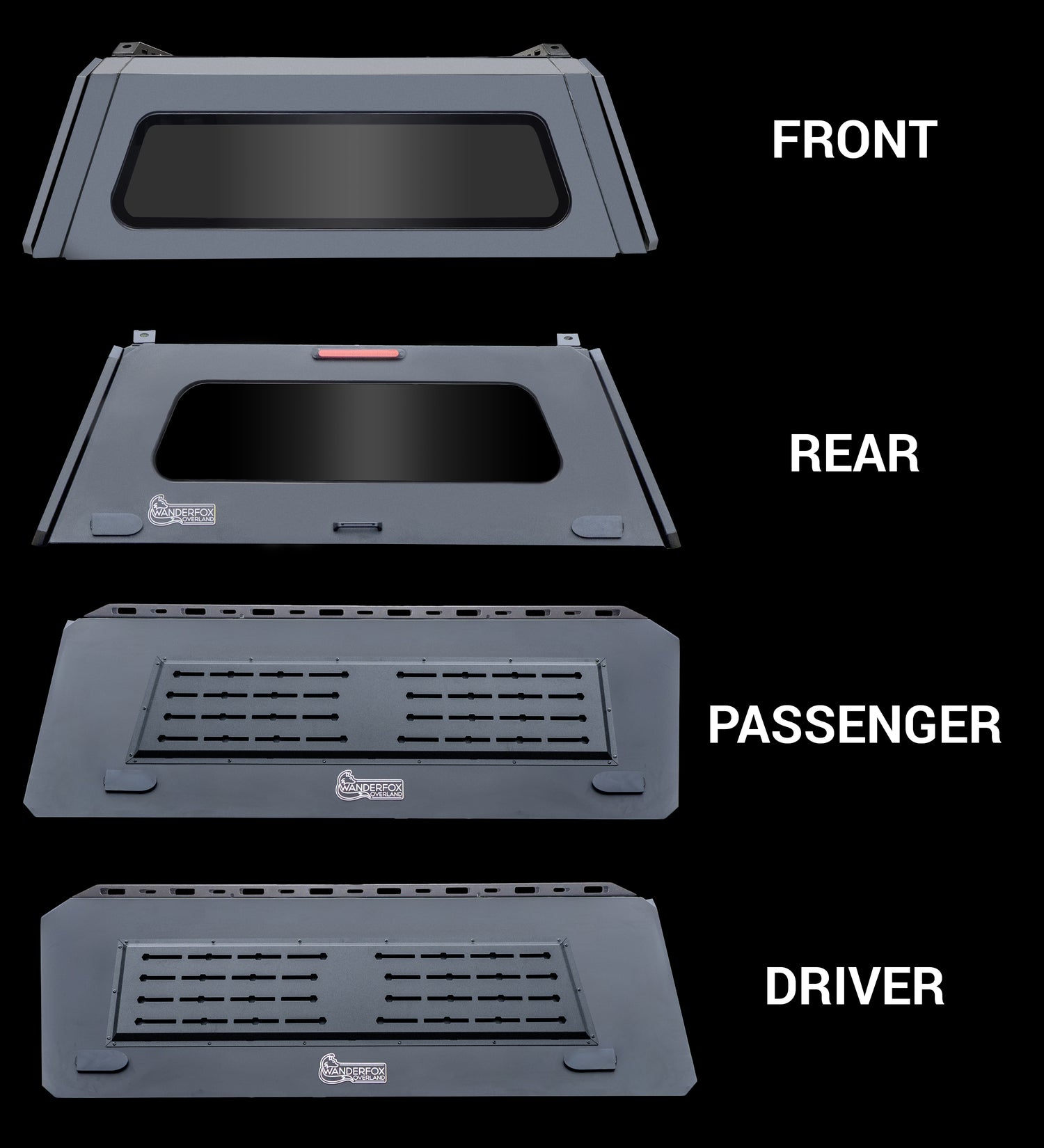 WanderFox Super Den Truck Topper Models, Chevy/GMC Silverado/Sierra, 2007-2013, 5.8 ft Bed