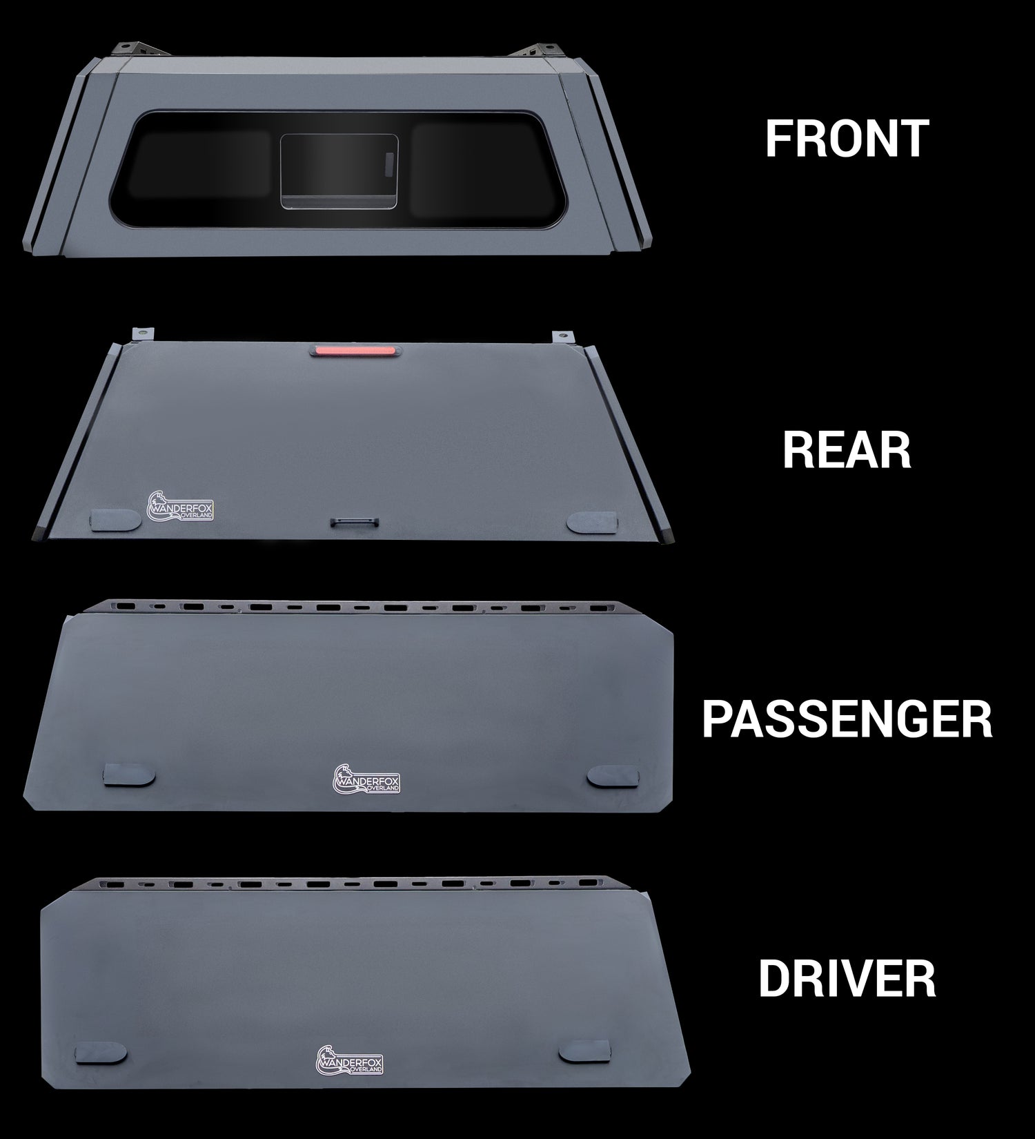 WanderFox Super Den Truck Topper Models, Chevy/GMC Silverado/Sierra, 2007-2013, 5.8 ft Bed