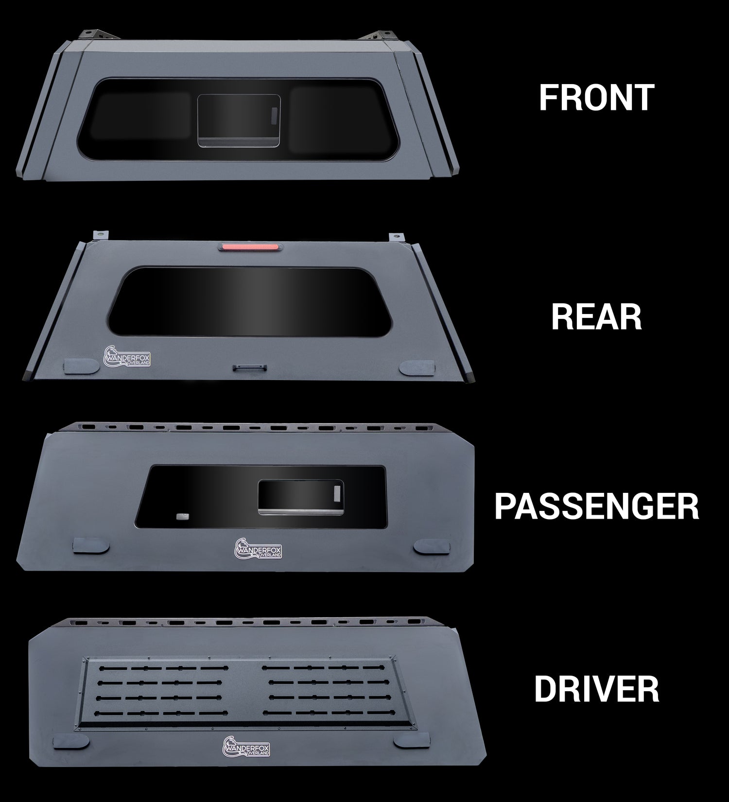 WanderFox Super Den Truck Topper Models, Chevy/GMC Silverado/Sierra, 2007-2013, 5.8 ft Bed