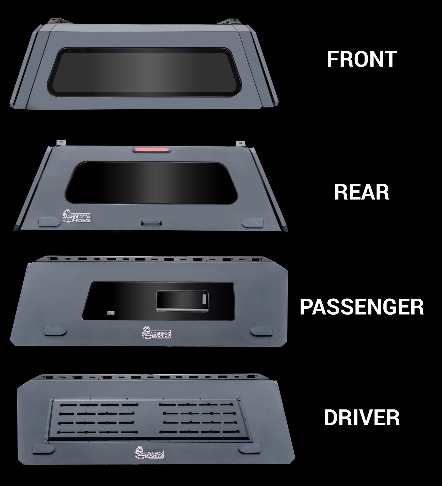 WanderFox Super Den Truck Topper Models, Chevy/GMC Silverado/Sierra, 2007-2013, 5.8 ft Bed