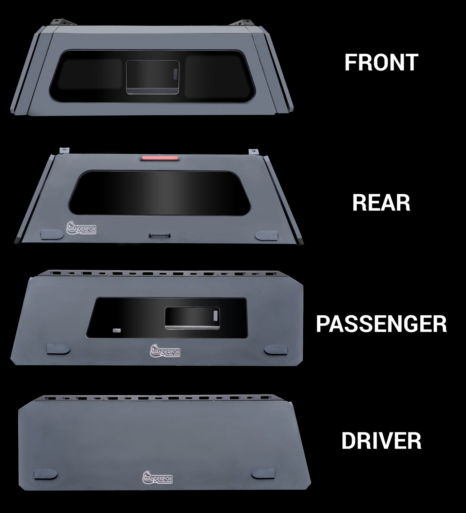 WanderFox Super Den Truck Topper Models, Chevy/GMC Silverado/Sierra, 2007-2013, 5.8 ft Bed