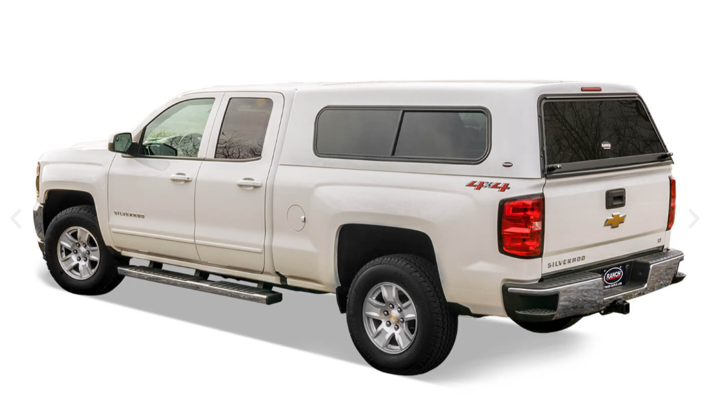 Ranch Fiberglass Sierra Xtra Truck Topper For GMC Sierra