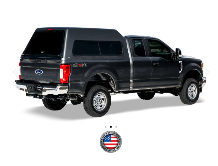 Ranch Fiberglass XD Truck Topper for Ford Super Duty (F-250/F-350)