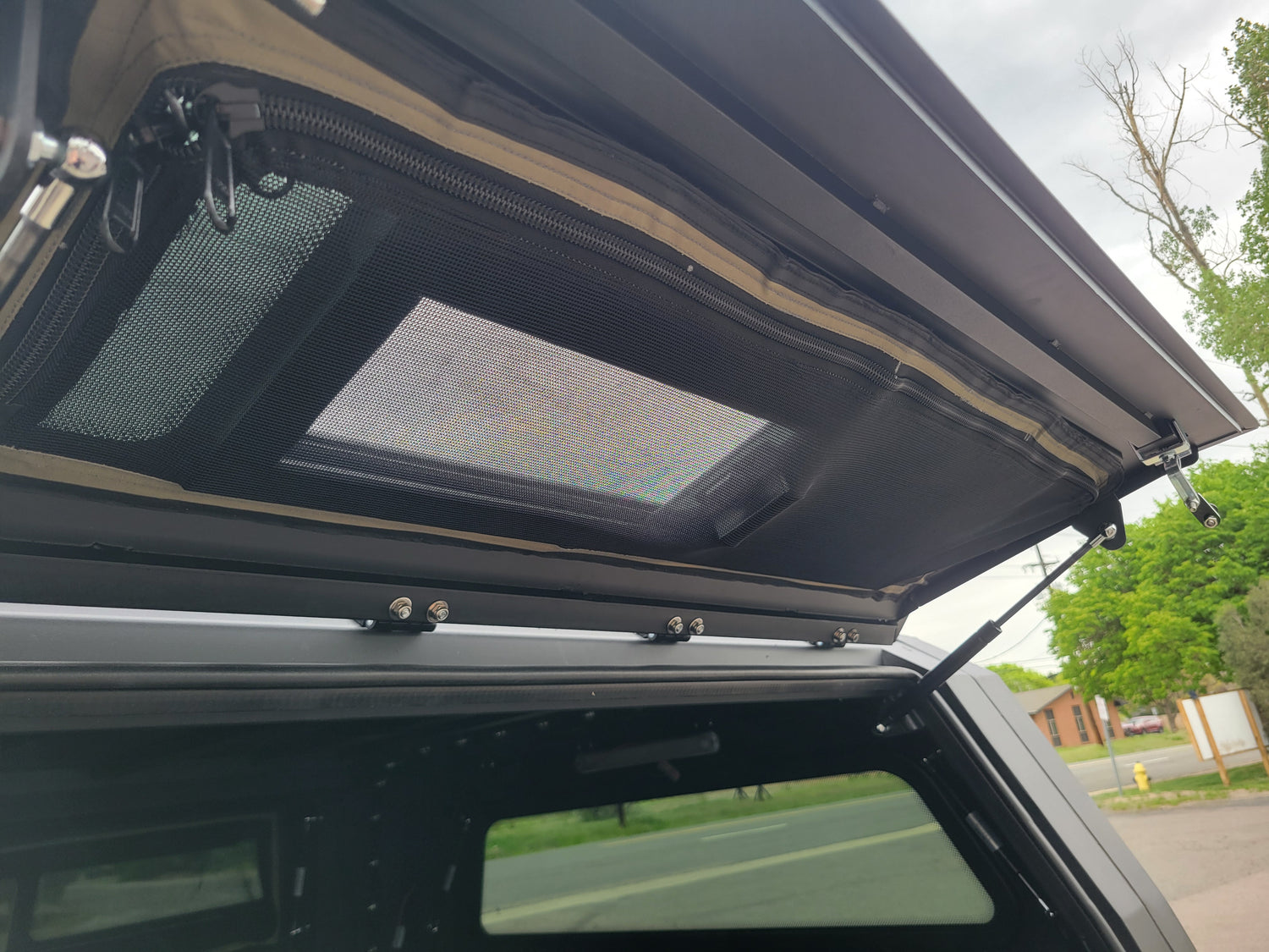 Bug Screen for WanderFox Toppers and Campers (Driver Side)