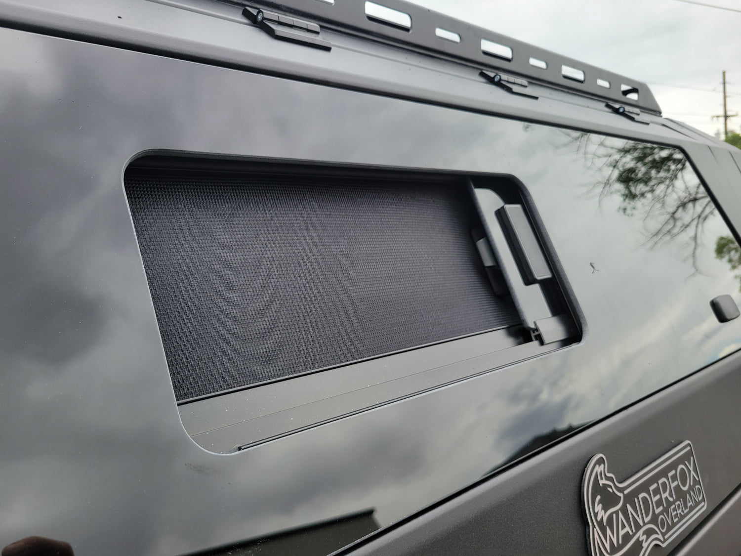 Bug Screen for WanderFox Toppers and Campers (Driver Side)