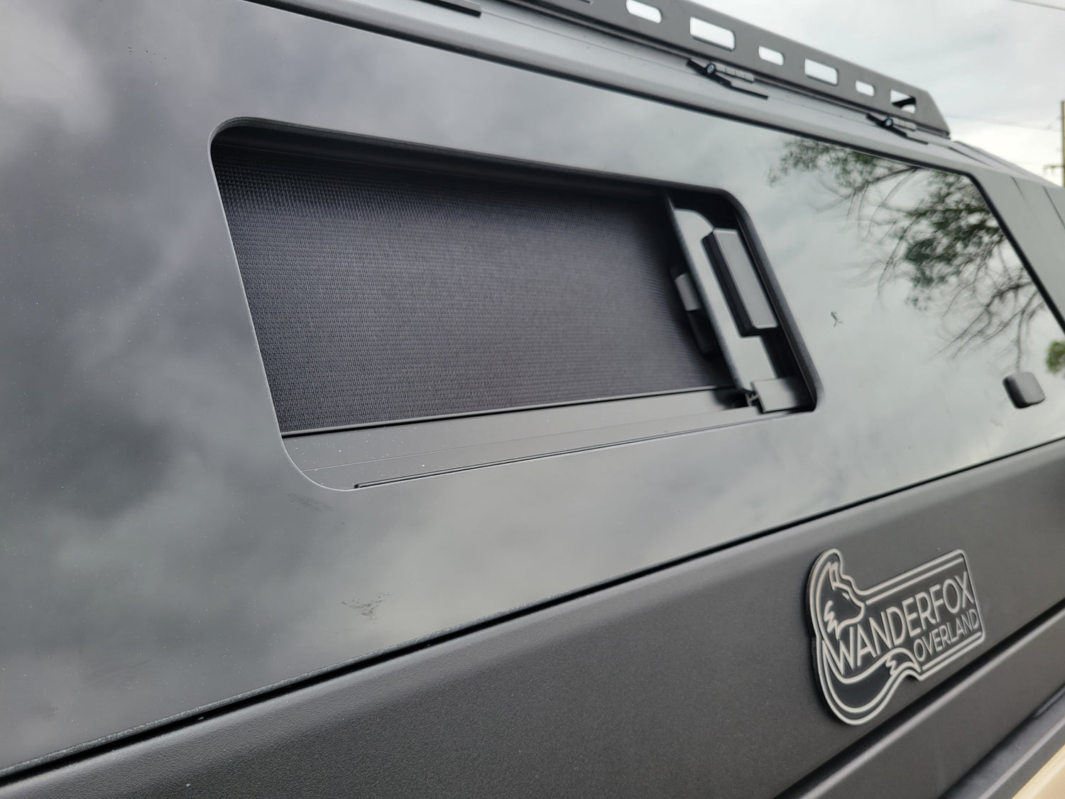 Bug Screen for WanderFox Toppers and Campers (Passenger Side)