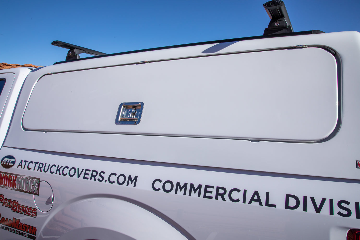 Ranch Fiberglass Workforce Truck Topper for Ford Maverick (Mid-Rise Height)