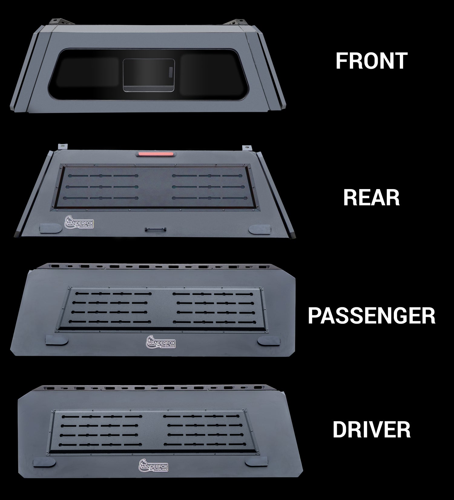 WanderFox Super Den Truck Topper Models, Ford Maverick, 2022+, 4.5 ft Bed