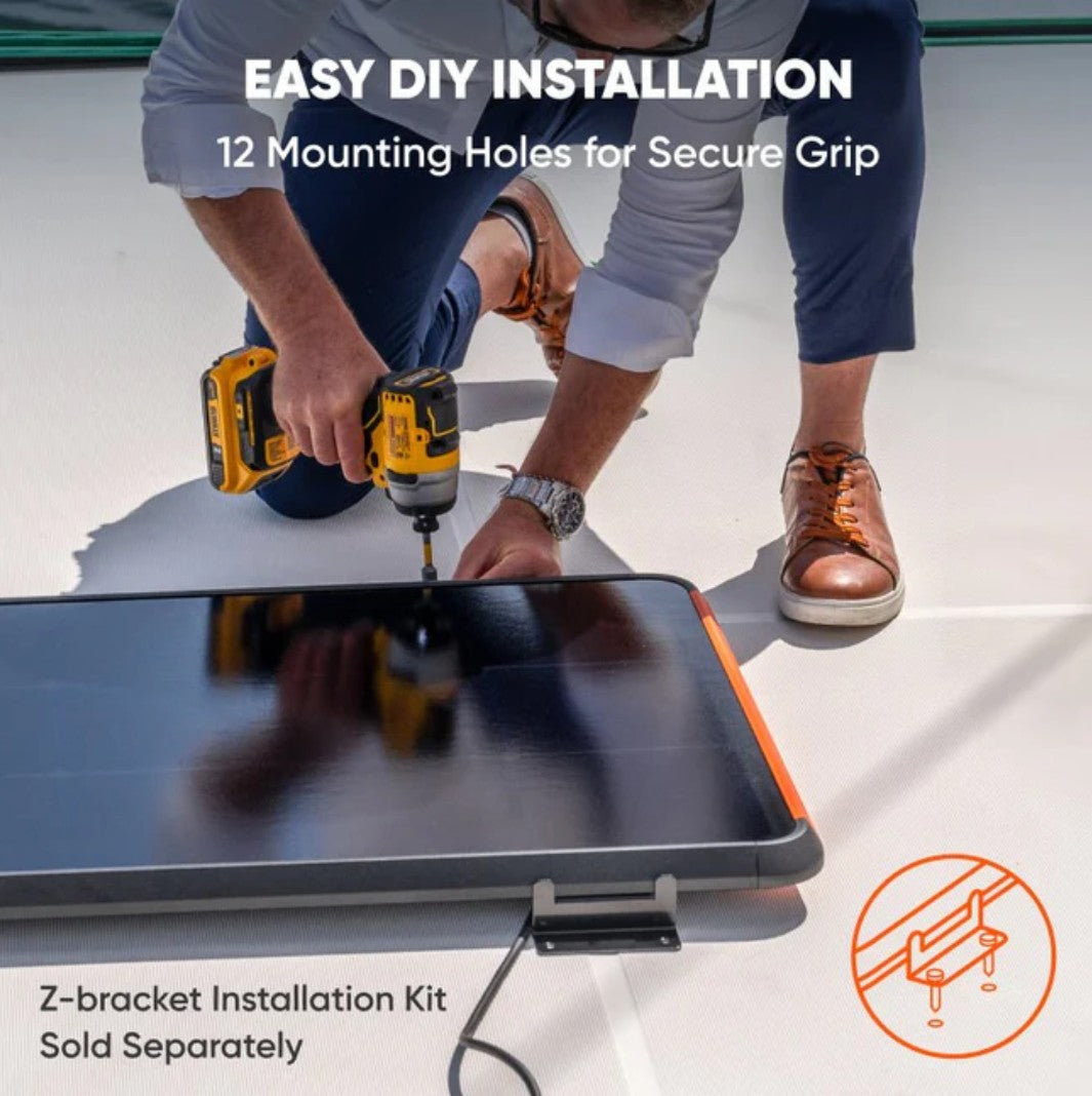 Jackery 100W Prime Solar Panel (Fixed Mount)