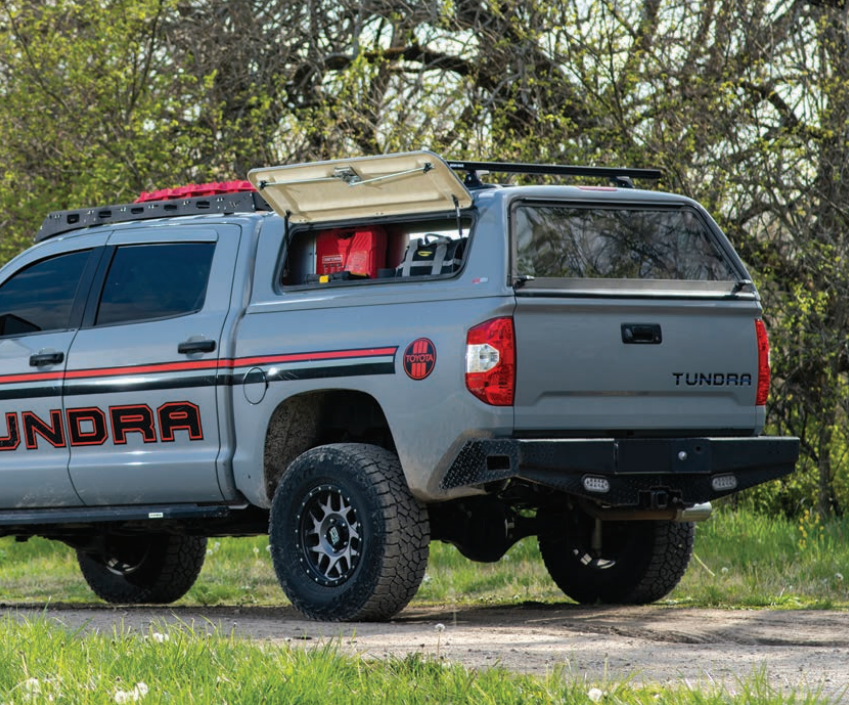 Ranch Fiberglass Workforce Truck Topper for Ford Maverick (Mid-Rise Height)