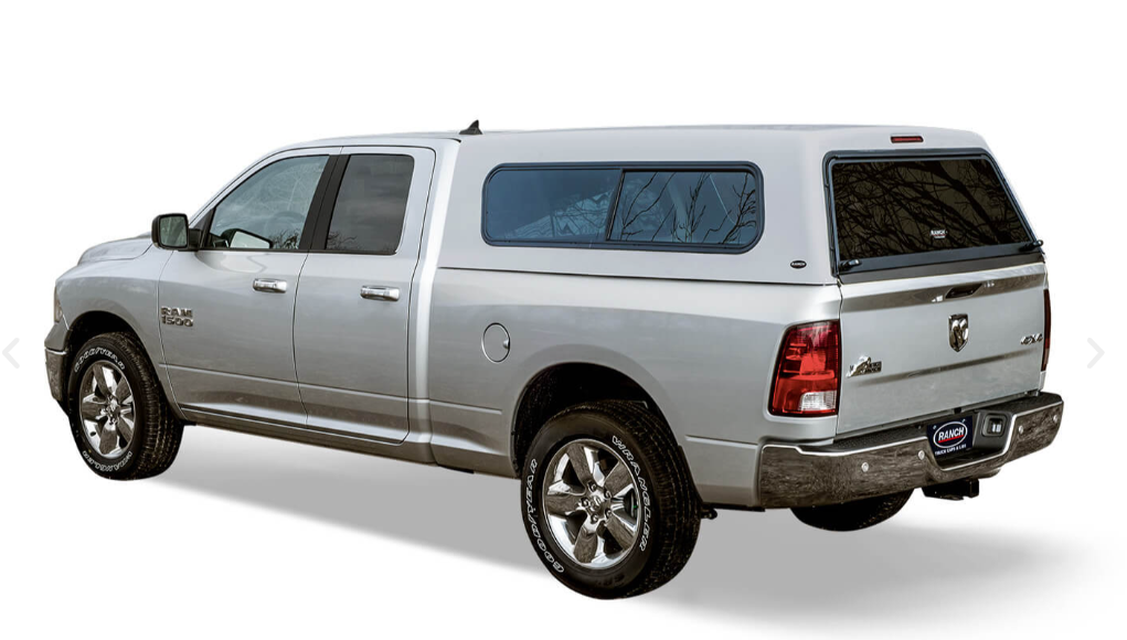 Ranch Fiberglass Sierra Xtra Truck Topper For GMC Sierra