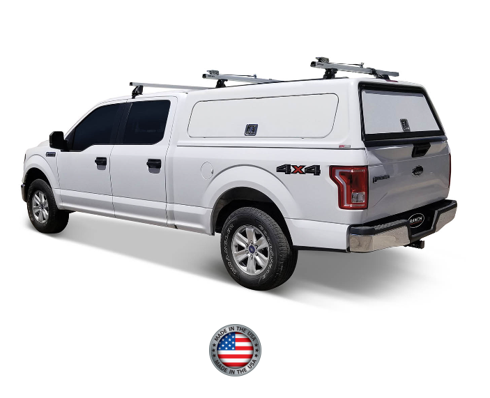 Ranch Fiberglass Workforce Truck Topper for Ford Maverick (Mid-Rise Height)